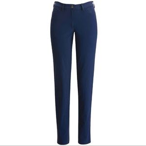 Edwards Women’s Nylon Blend High Rise Flex Chino Pants Blue Size 0 UL Retail $45